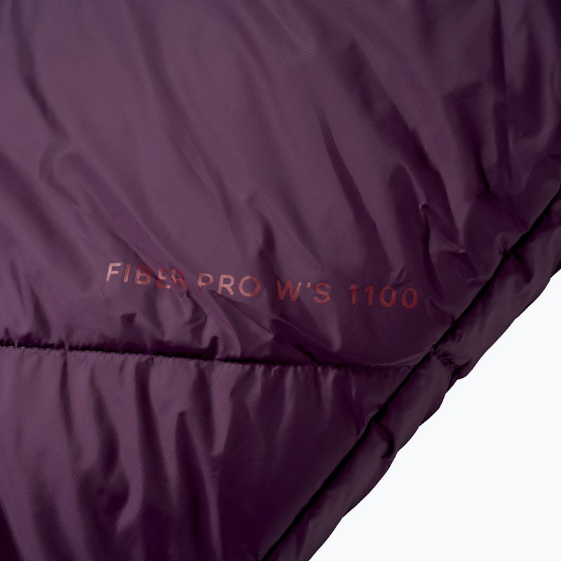 Спален чувал Alpinus Fiber Pro 1100 ляв бордо 6