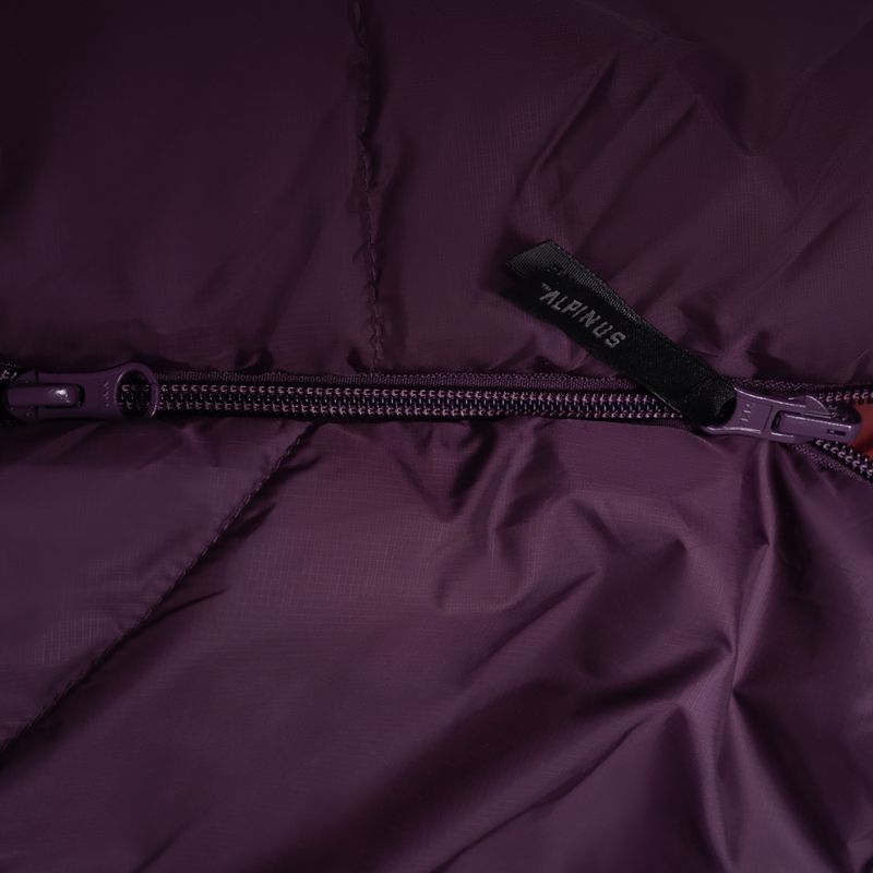Спален чувал Alpinus Fiber Pro 1100 десен бордо 5