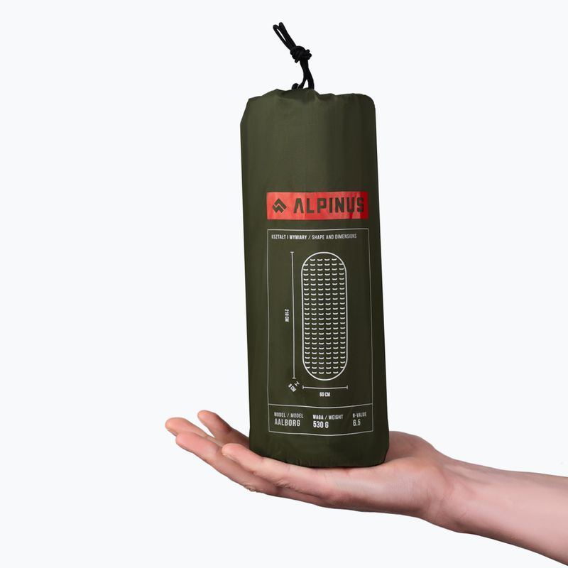 Надуваема постелка Aalborg Ticino зелена 6