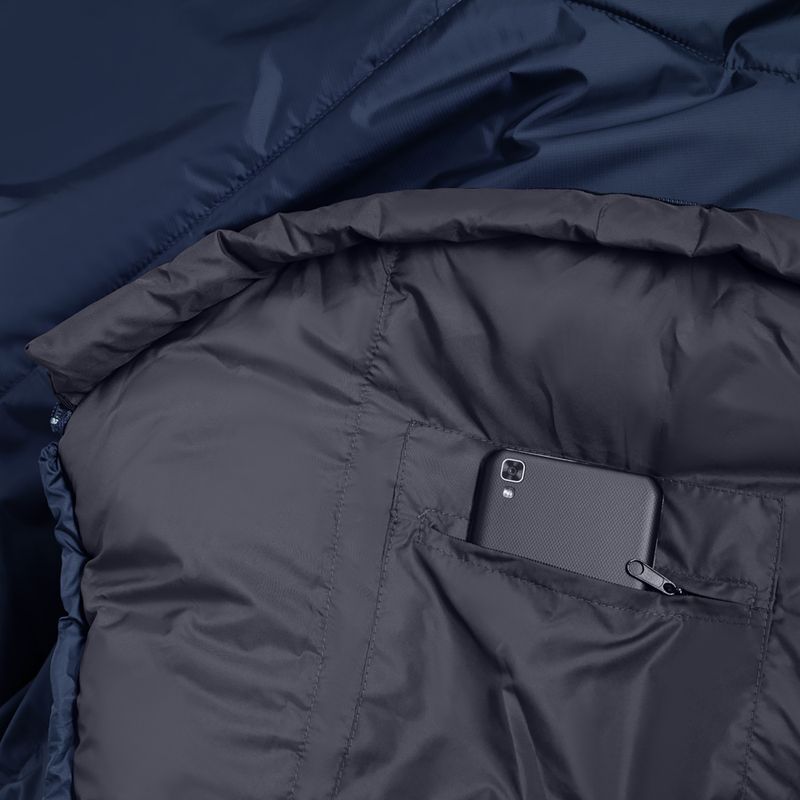 Спален чувал Alpinus Fiber Pro 1500 десен тъмносин 5