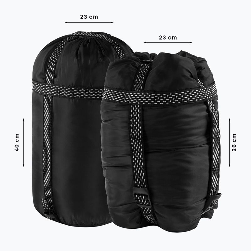 Спален чувал Alpinus Fiber Pro 1500 десен тъмносин 7
