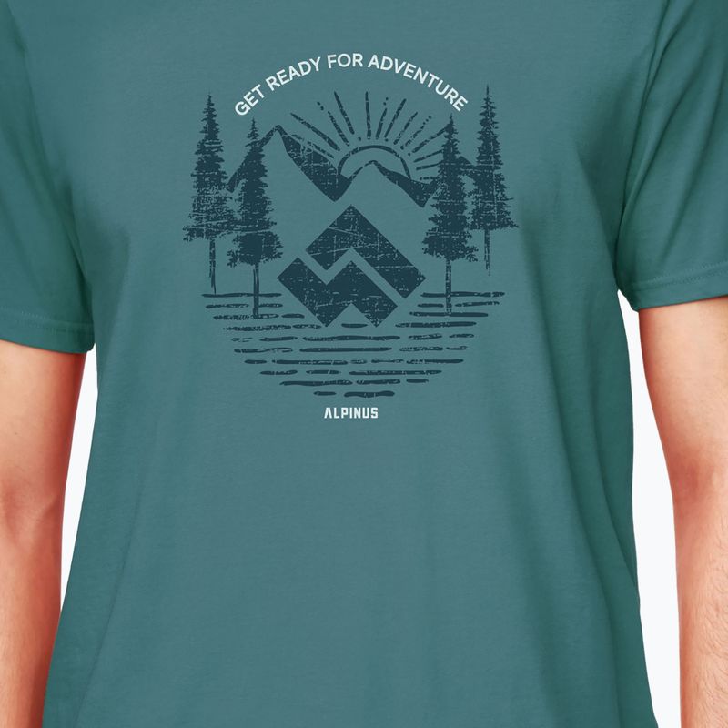 Alpinus мъжка тениска Kitreli синя 3