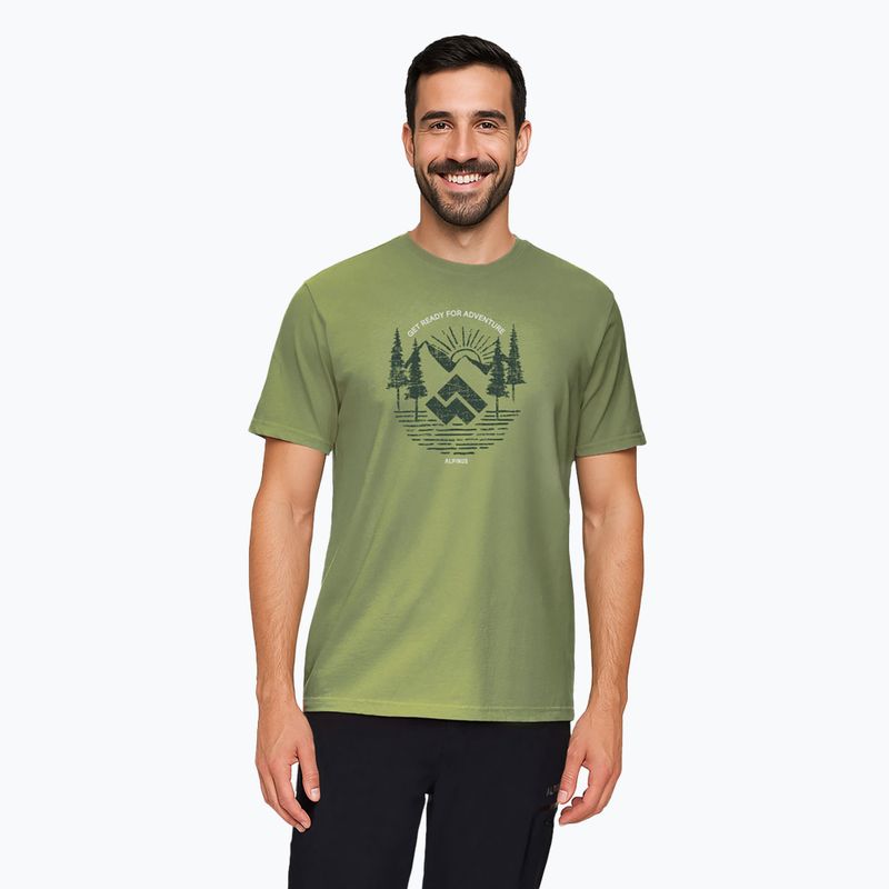 Alpinus мъжка тениска Kitreli green