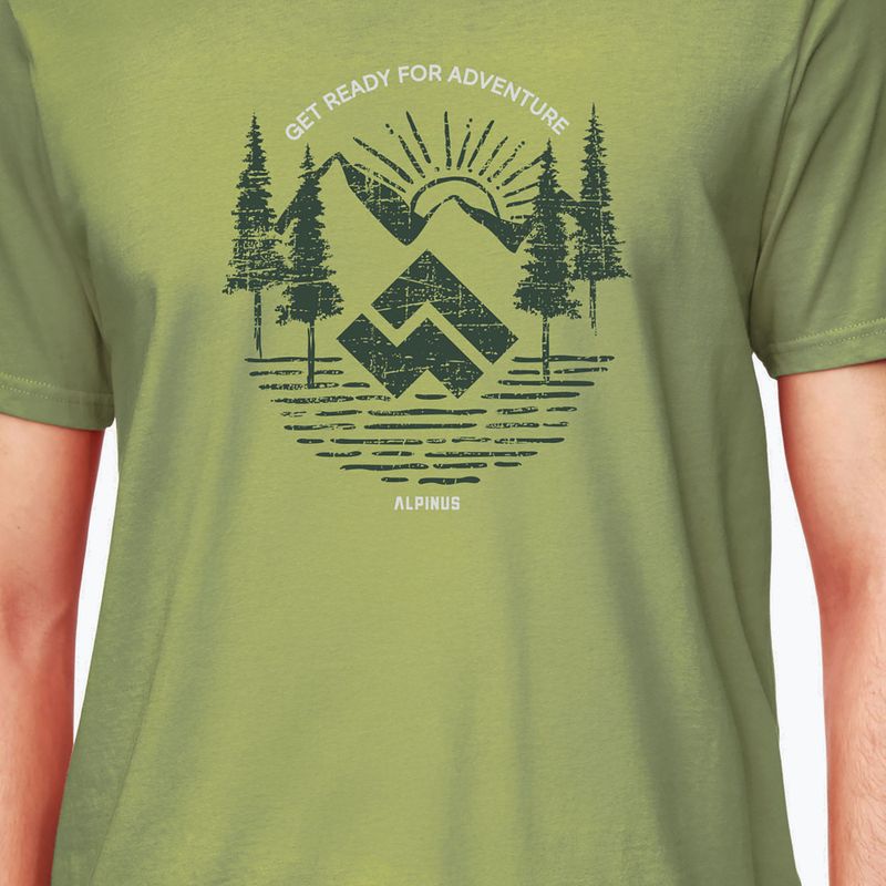 Alpinus мъжка тениска Kitreli green 3