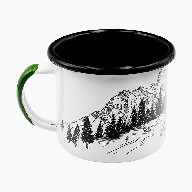 Туристическа чаша Alpinus Enamelled White Bear