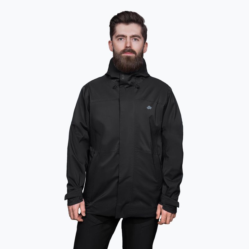 Alpinus мъжко дъждобранно яке Arys черно