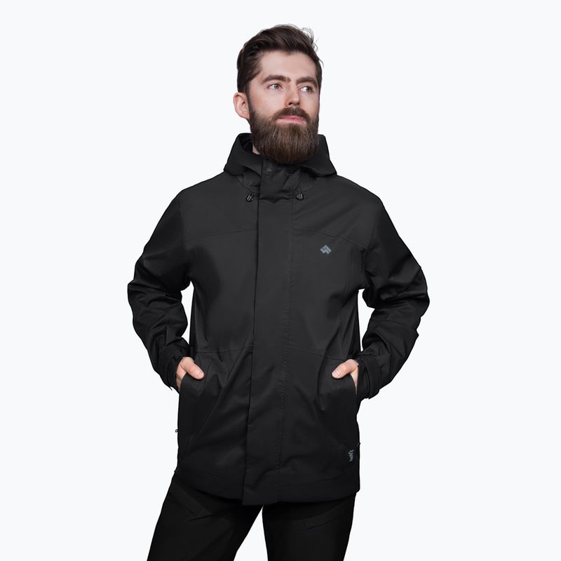 Alpinus мъжко дъждобранно яке Arys черно 3