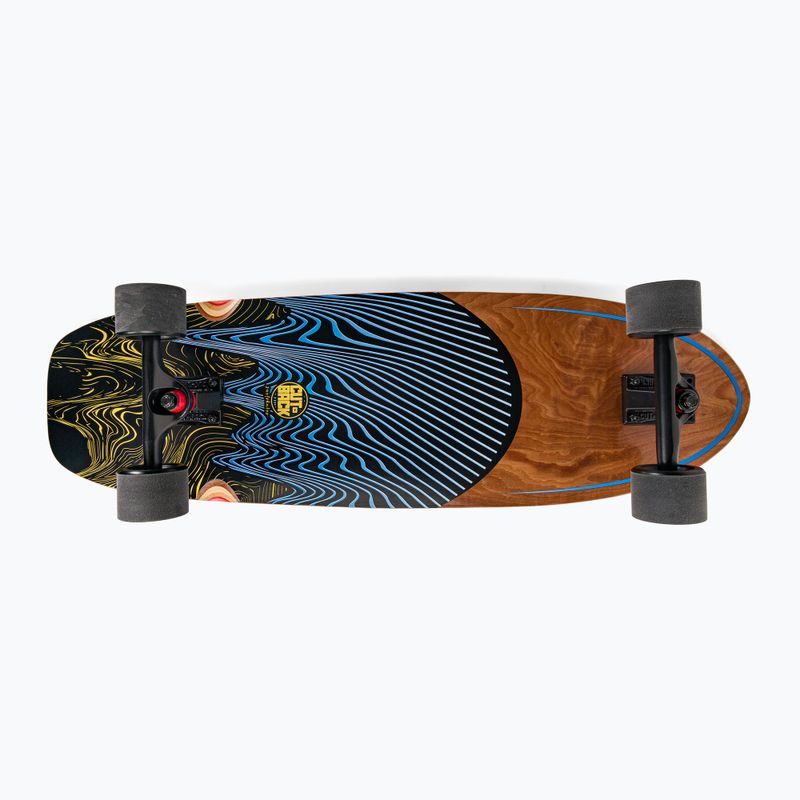 Surfskate Cutback Dark Blue 34" цветен скейтборд CUT-SUR-DBL