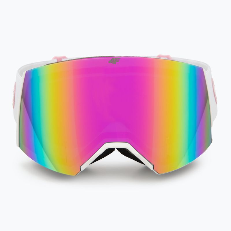 Детски скиорски очила 4F F040 white/multicolour 2