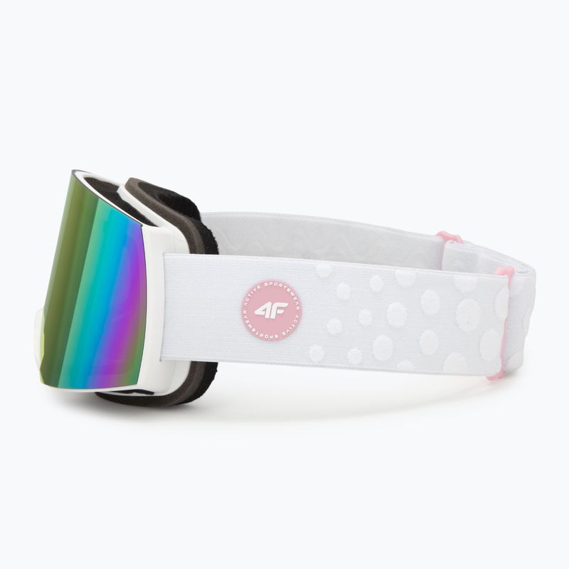 Детски скиорски очила 4F F040 white/multicolour 4