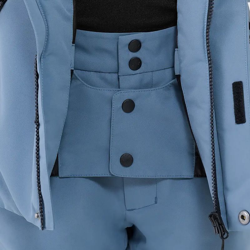 Детско яке за сноуборд 4F M0838 denim 4