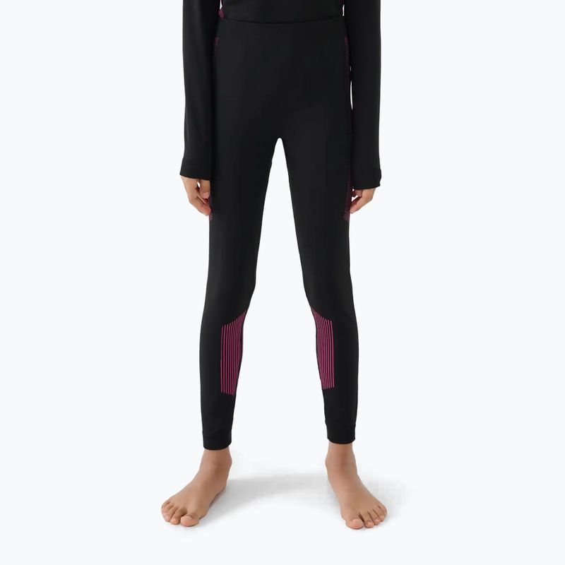 Комплект детско термо бельо 4F F250 deep black 3