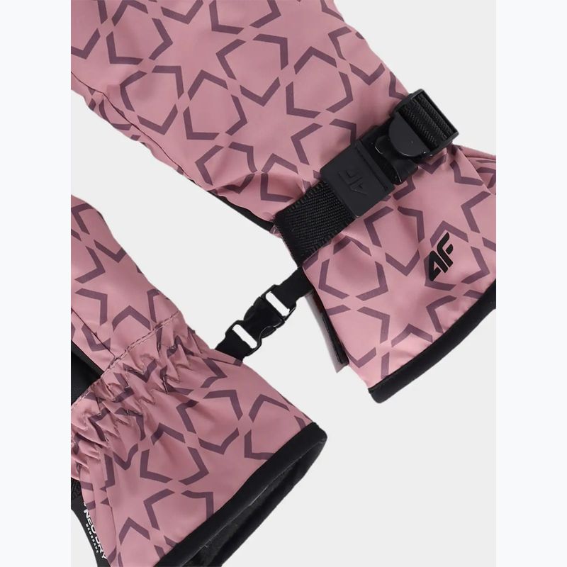 Детски скиорски ръкавици 4F Fnk F198 pink 2