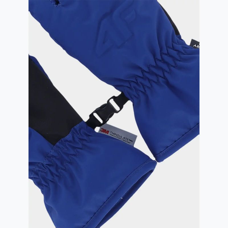 Детски скиорски ръкавици 4F Fnk U190 cobalt 2