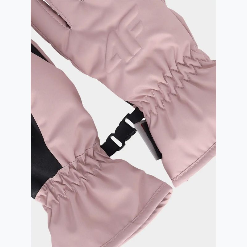 Детски скиорски ръкавици 4F Fnk U190 light pink 2
