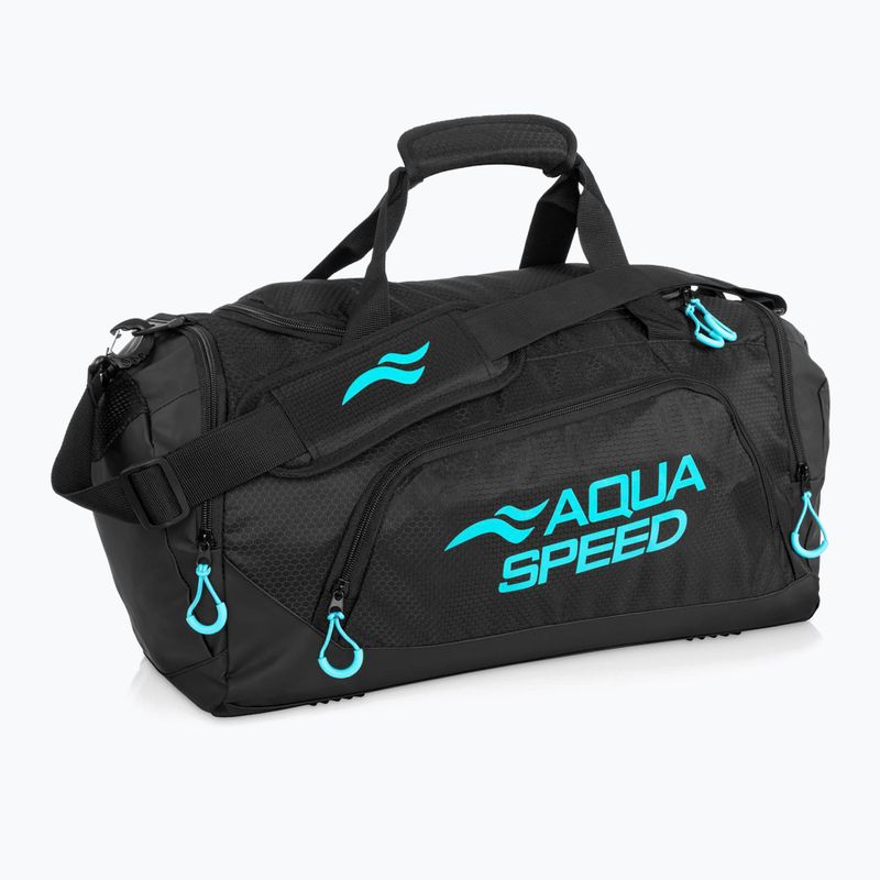 Тренировъчна чанта AQUA-SPEED 35 л черна/синя