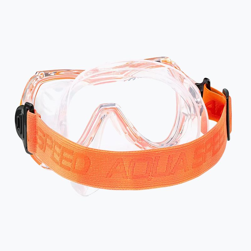 Детски комплект за гмуркане AQUA-SPEED Alize FS + Samos + Mesh orange 5