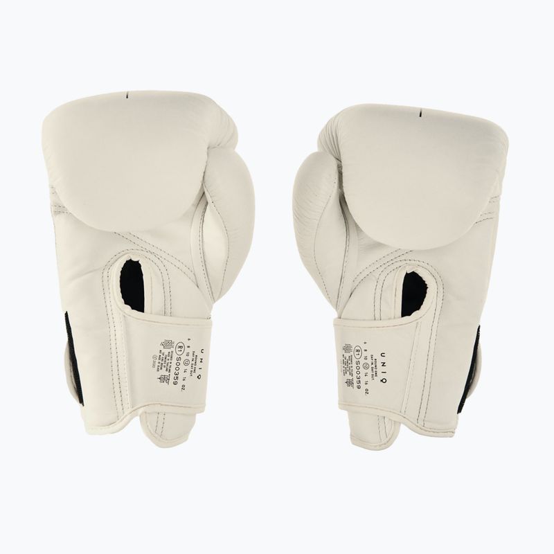 Боксови ръкавици UNIQ Velcro technical white 2