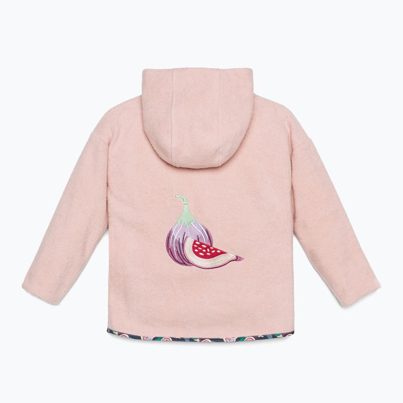 Детска поларена блуза KID STORY Teddy dusty pink 2