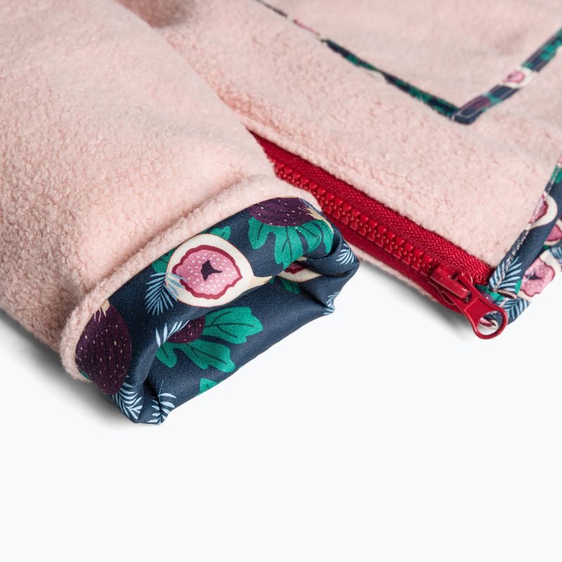 Детска поларена блуза KID STORY Teddy dusty pink 5