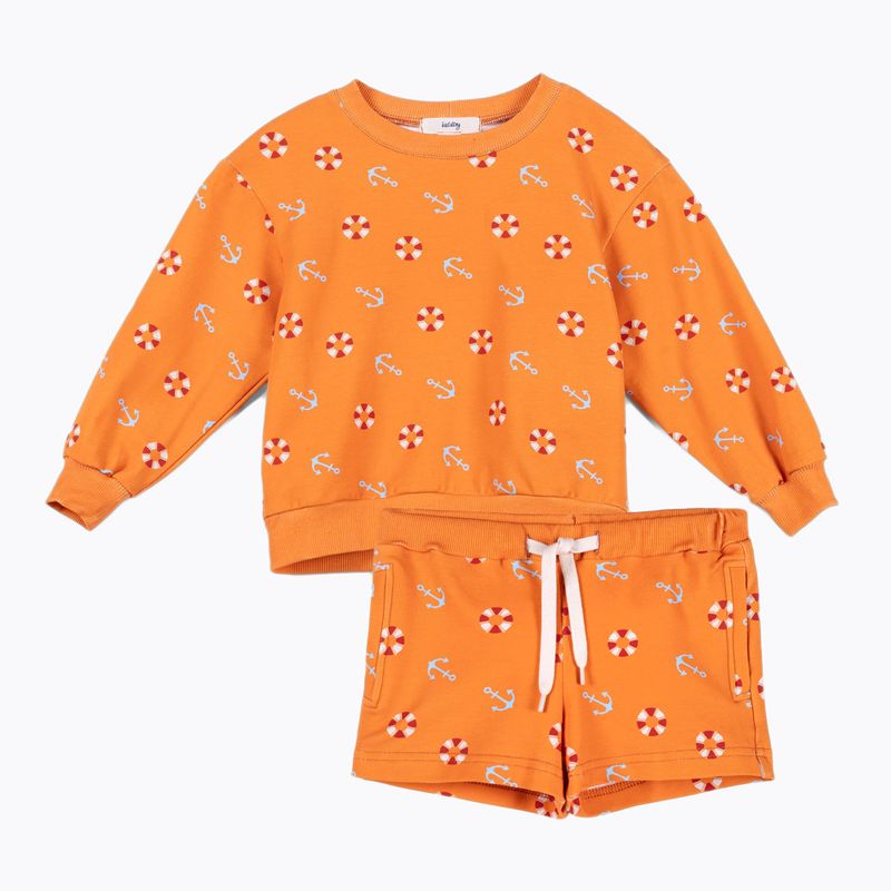 Детски комплект KID STORY суитшърт и къси панталони summer resort 3