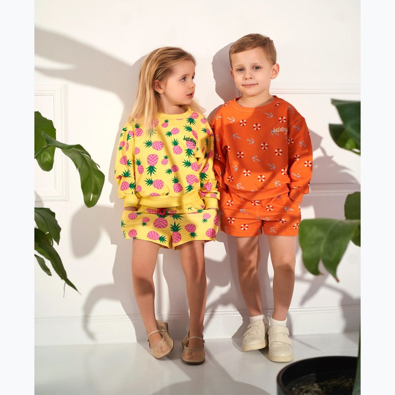 Детски комплект KID STORY суитшърт и къси панталони summer resort 15