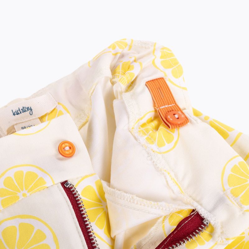 Детски комплект KID STORY риза и къси панталони lime paradise 11