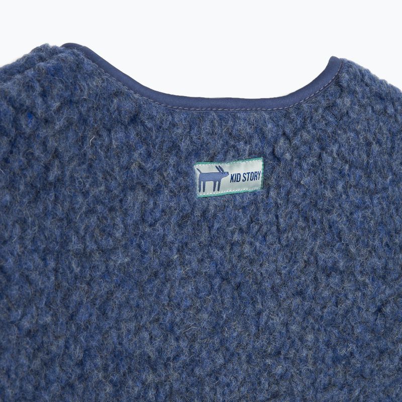 Детски елек KID STORY Merino denim 4