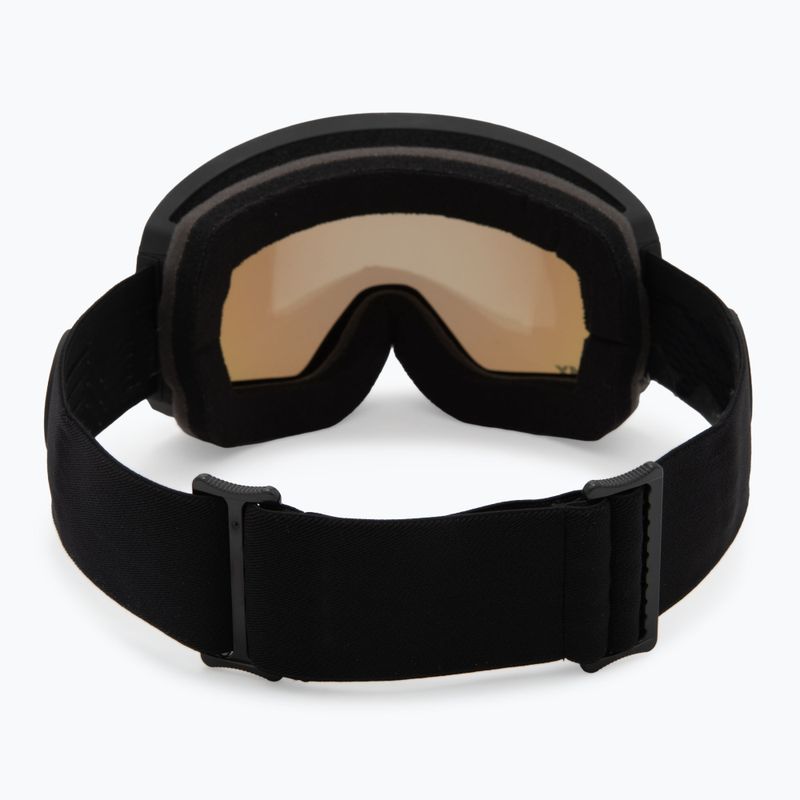 Скиорска маска IMX Peak black matt/black/green irridium/brown 3