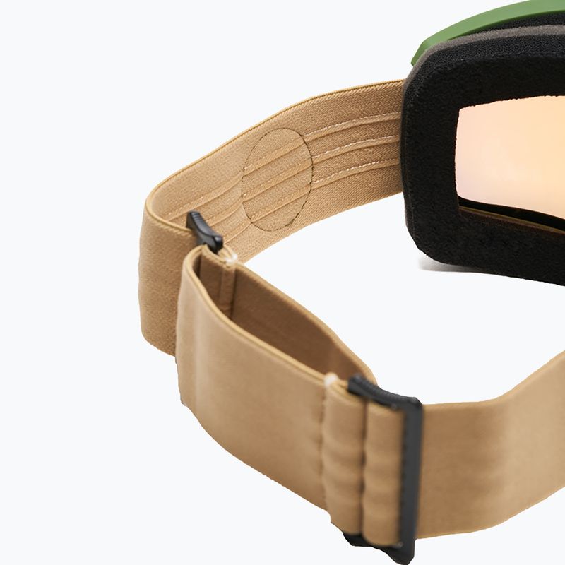 Скиорска маска IMX Peak green matt/sand/gold irridium/brown 5