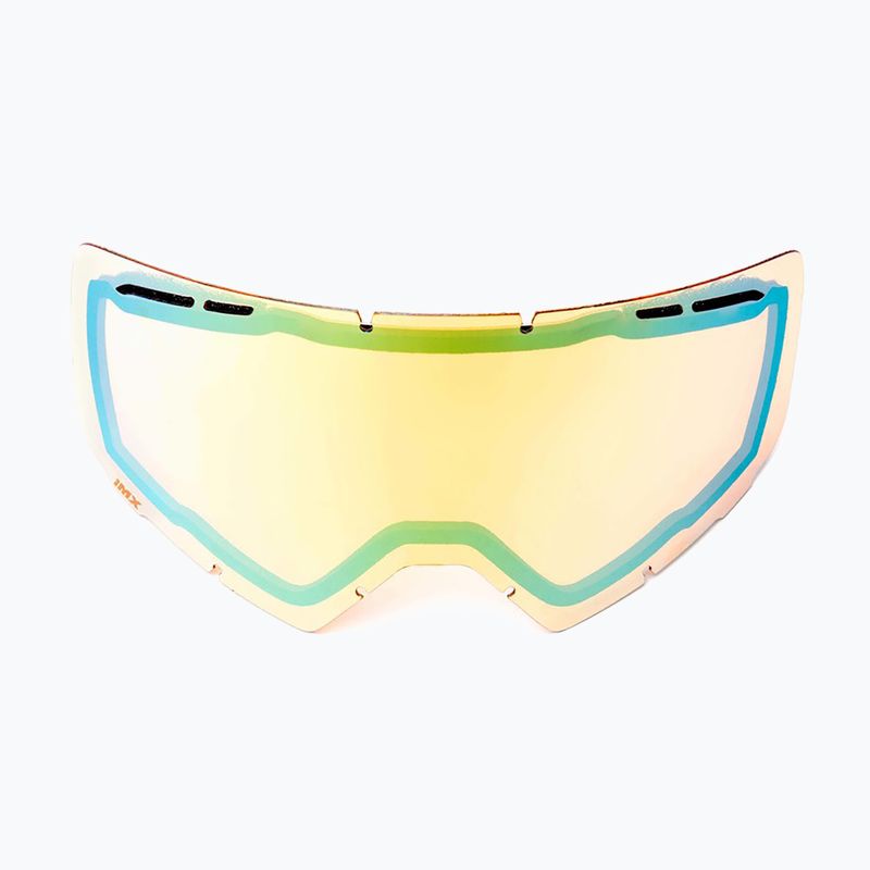 Скиорска маска IMX Snow black matt/black/gold irridium/brown 12