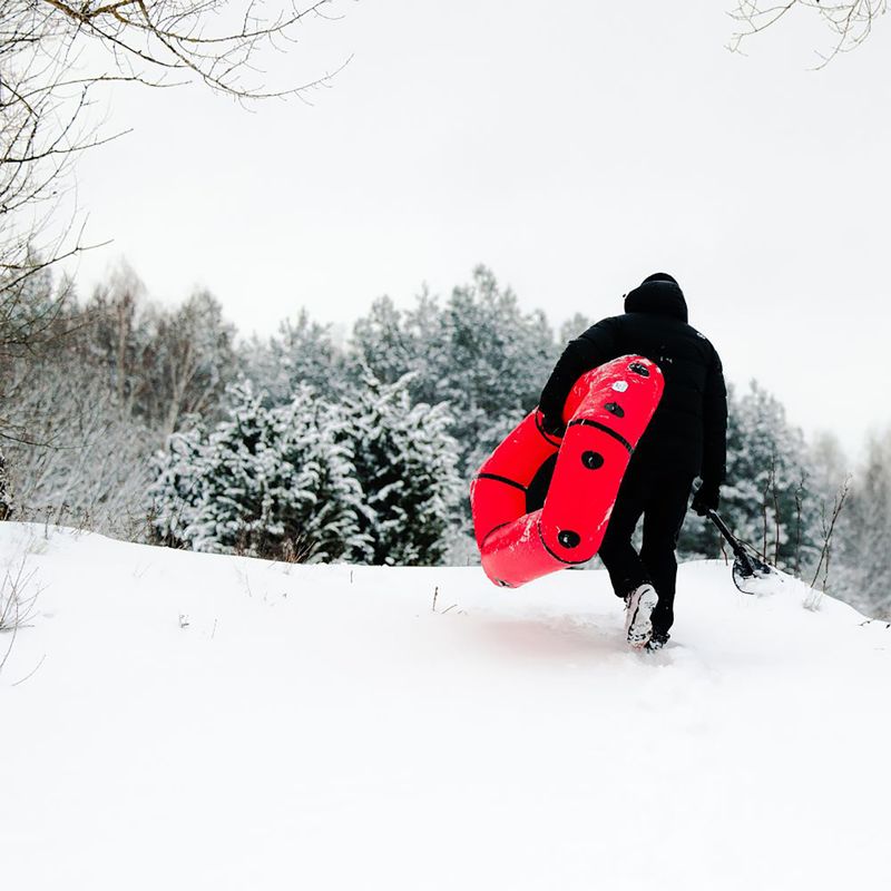 Отворен понтон Pinpack Packraft Opty red 5