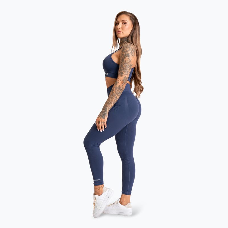 Фитнес сутиен Gym Glamour Push Up 2.0 denim 3