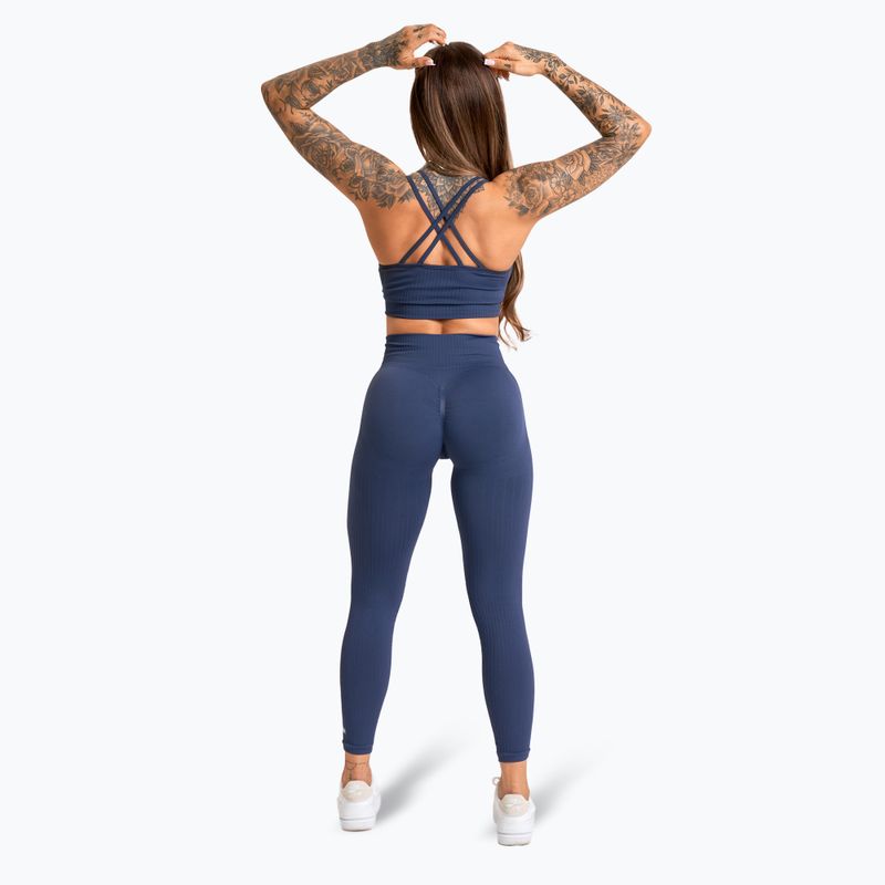 Фитнес сутиен Gym Glamour Push Up 2.0 denim 4