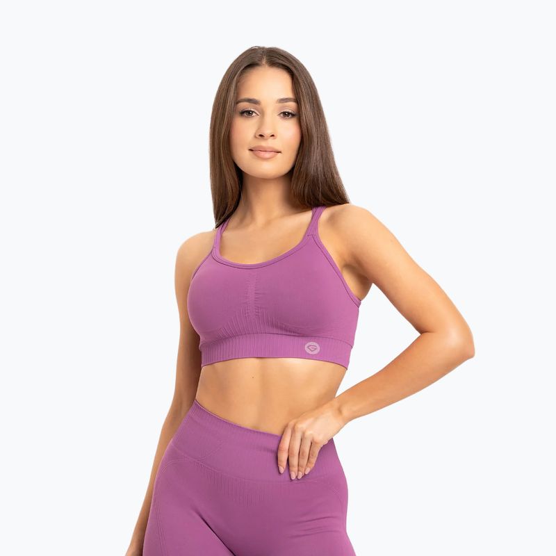 Тренировъчен сутиен Gym Glamour Push Up 2.0 merry berry