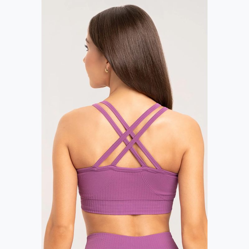 Тренировъчен сутиен Gym Glamour Push Up 2.0 merry berry 2