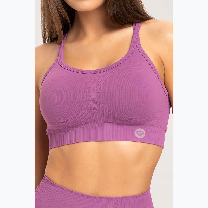 Тренировъчен сутиен Gym Glamour Push Up 2.0 merry berry 3