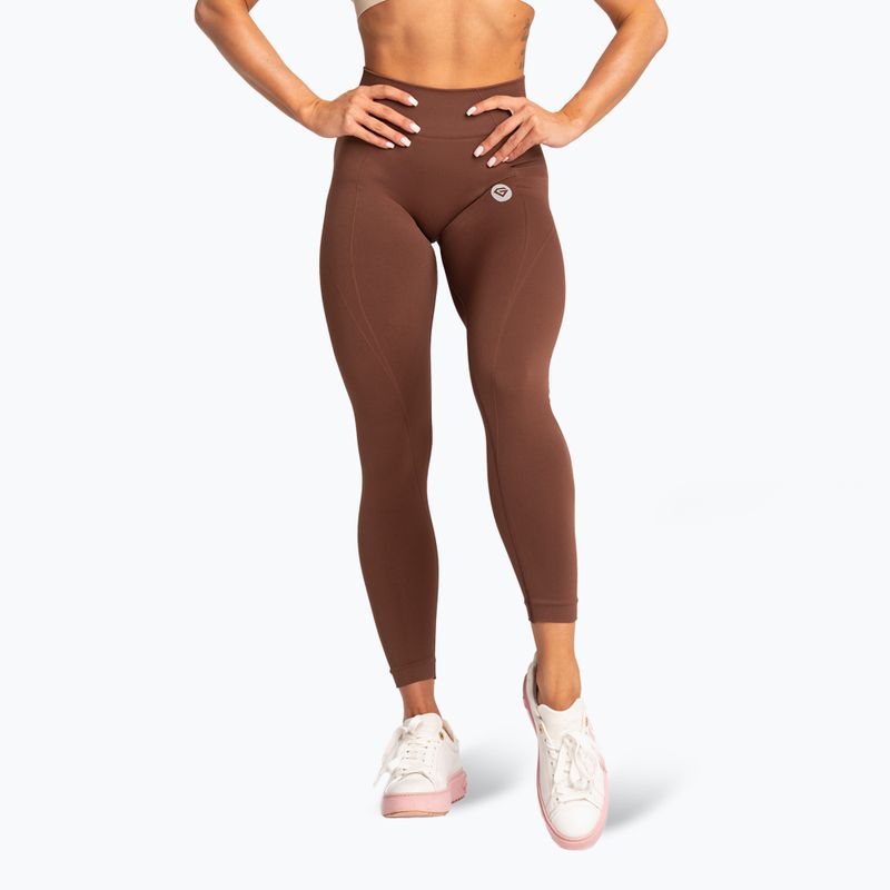 Дамски клин Gym Glamour Basic Scrunch brown