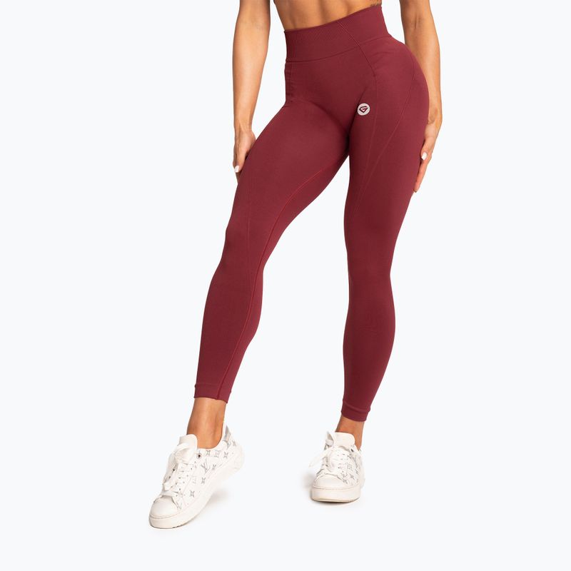 Дамски клинове Gym Glamour Basic Scrunch burgundy