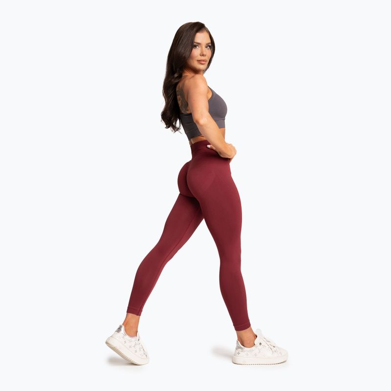 Дамски клинове Gym Glamour Basic Scrunch burgundy 4