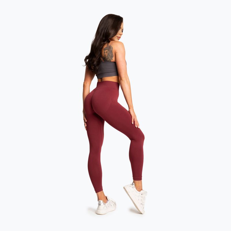 Дамски клинове Gym Glamour Basic Scrunch burgundy 5