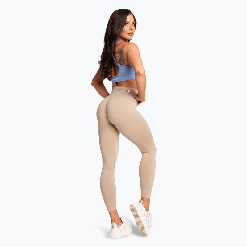 Дамски клин Gym Glamour Basic Scrunch beige 3