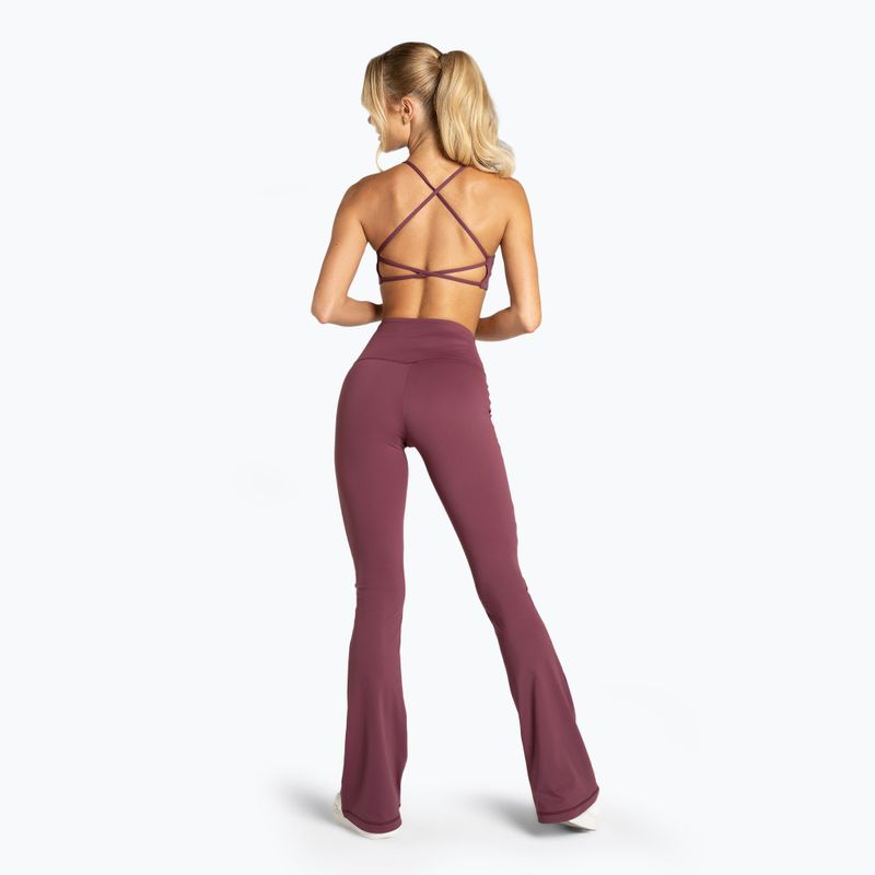 Дамски клинове Gym Glamour Push Up 2.0 burgundy 3