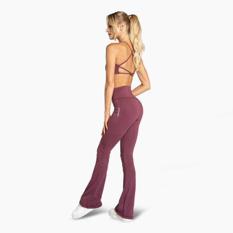 Дамски клинове Gym Glamour Push Up 2.0 burgundy 5