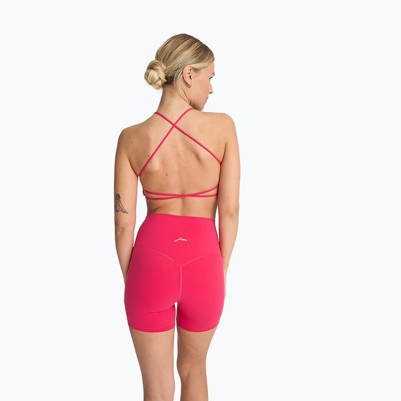 Дамски къси панталони JOYINME Movement малиново червено 3