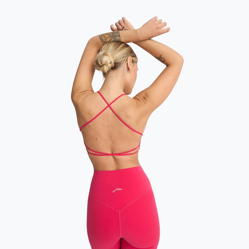 Дамски къси панталони JOYINME Movement малиново червено 6