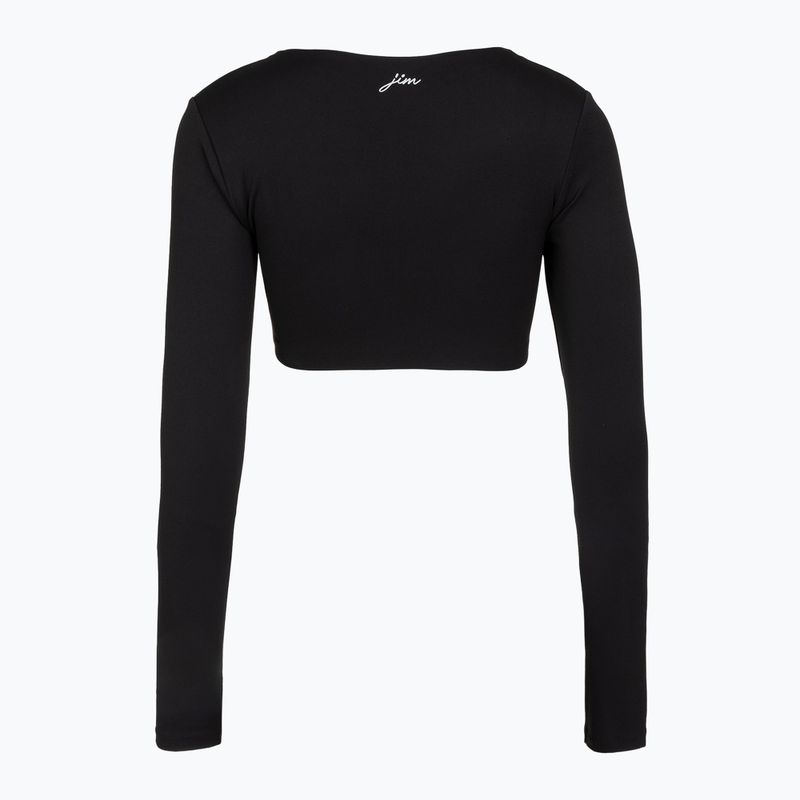 Дамски топ за йога JoyInMe Core Crop Top black 2