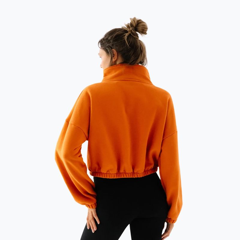 Дамски поларен суитшърт JoyInMe Zip Flow Sweatshirt pumpkin spice 3