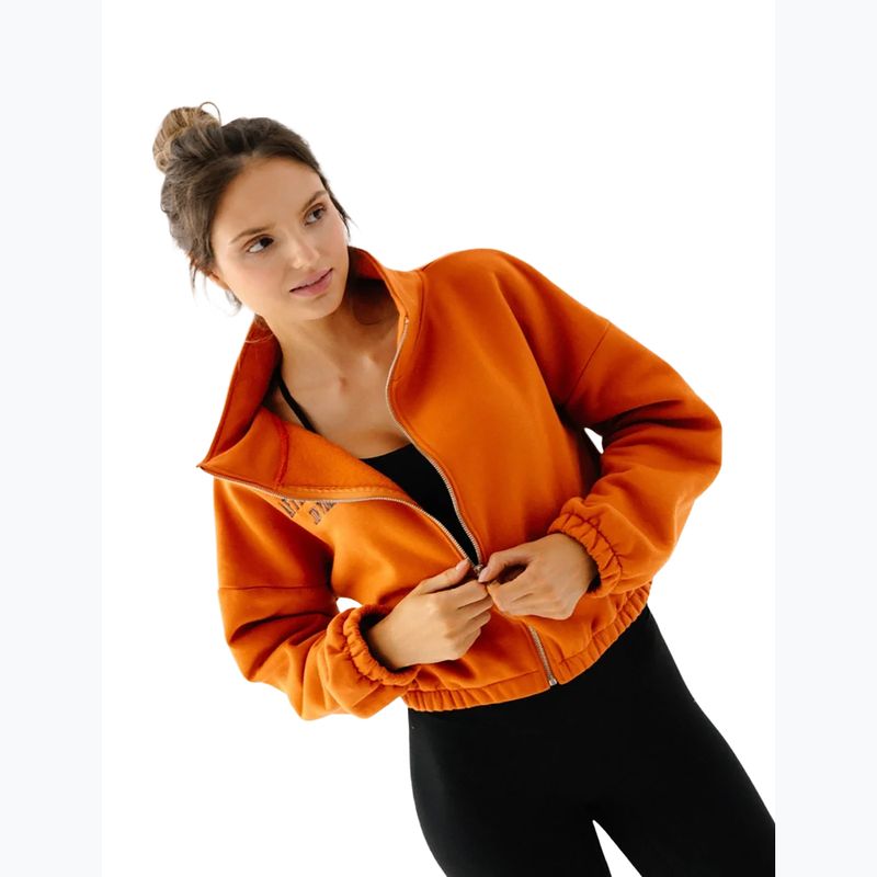 Дамски поларен суитшърт JoyInMe Zip Flow Sweatshirt pumpkin spice 5