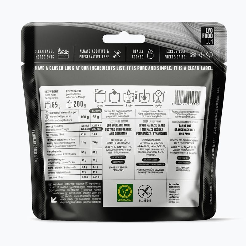 Лиофилизирана храна LYOFOOD Каталунски крем 200 g 2